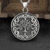 Yggdrasil Celtic Medallion Necklace
