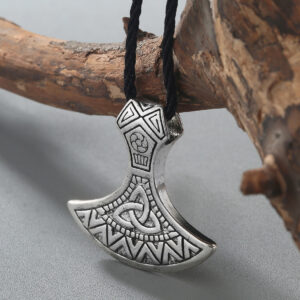 Men’s Fashion Personality Axe Pendant Necklace