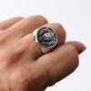 Lion Head Signet Ring
