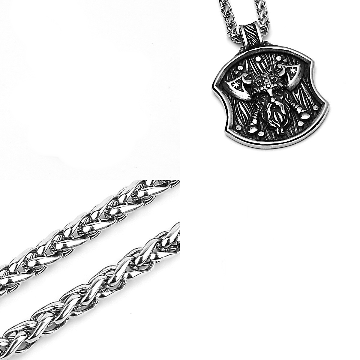 Odin Axe Shield Necklace - Image 6