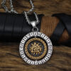 Valknut Runic Spinner Necklace