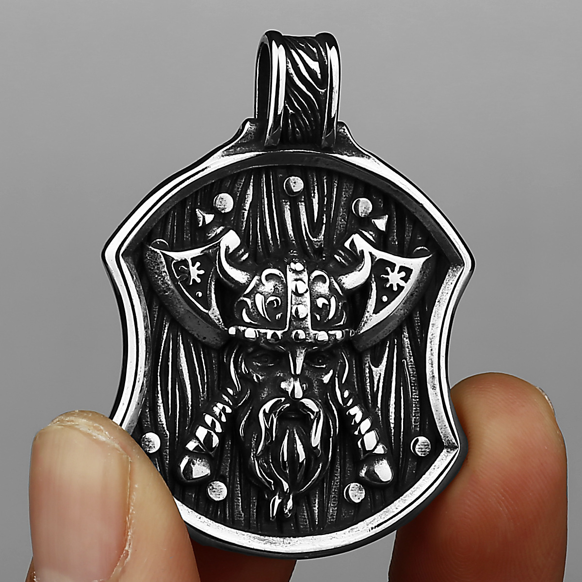 Odin Axe Shield Necklace - Image 3