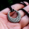 Celtic Moon Crescent Necklace