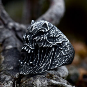 Stainless Steel Skull Ring Wholesale Punk