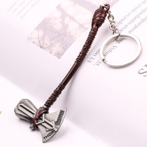 Thor Axe Keychain Storm Hammer Pendant