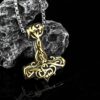 Mjolnir Knotwork Torc Necklace