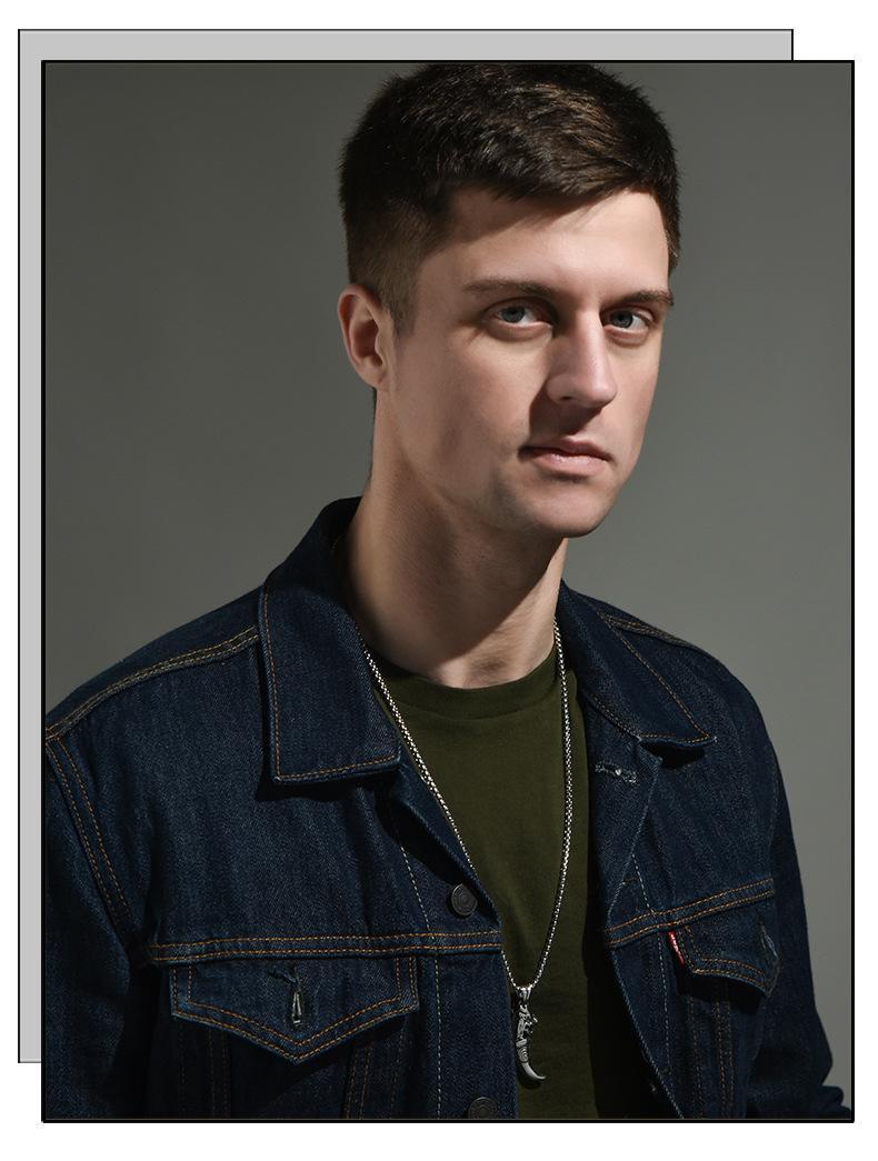 Titanium Steel Retro Wolf Tooth Necklace - Image 10