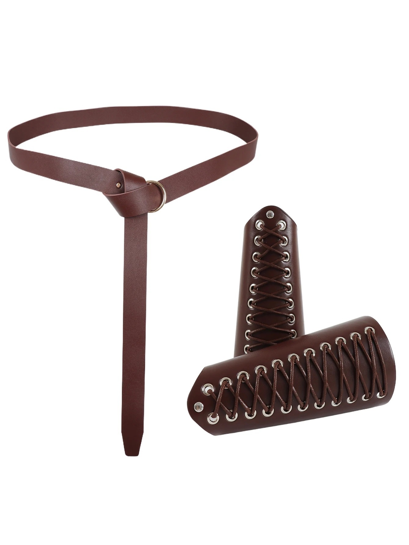 Retro Wide Belt Knight Armor Viking Costume Props - Image 10