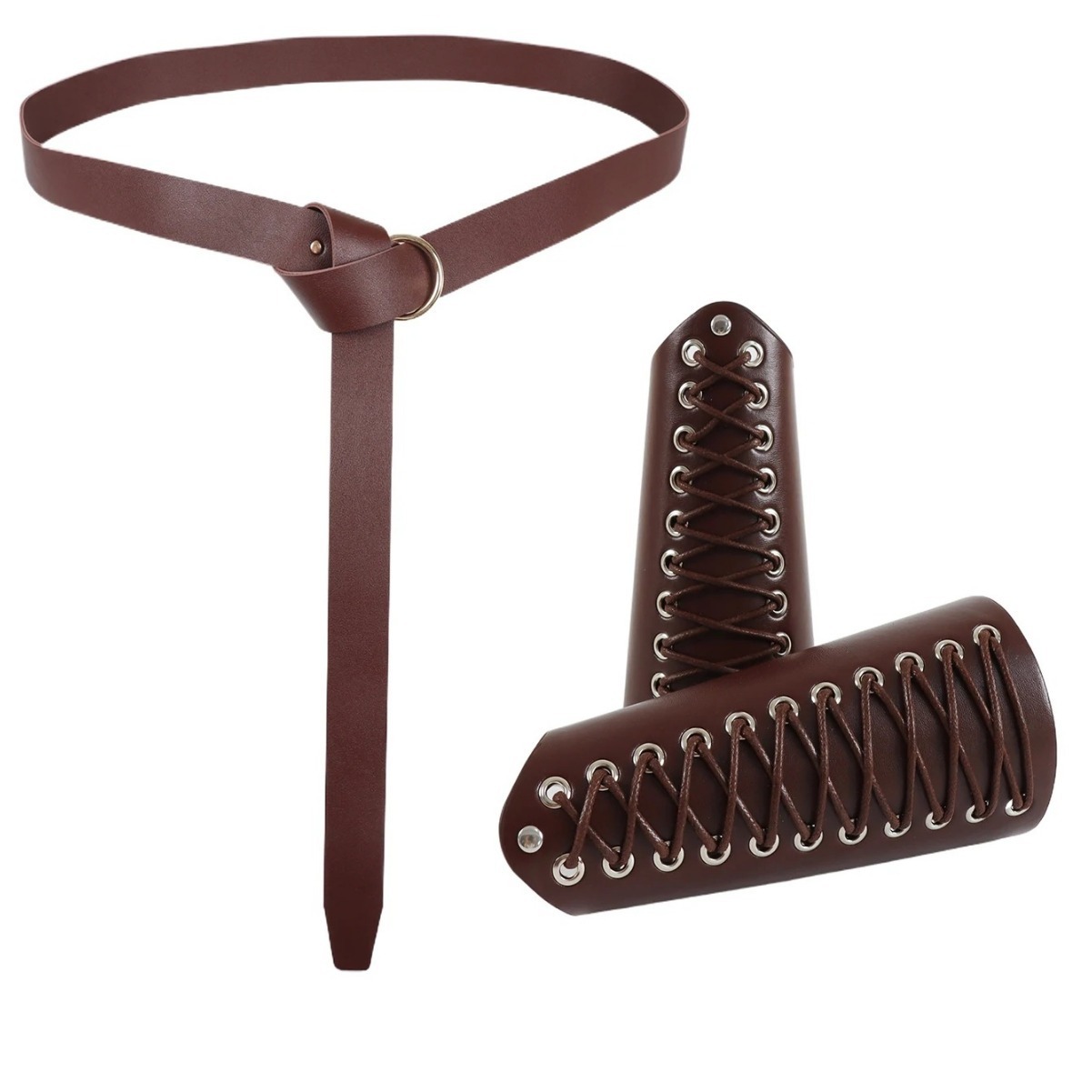 Retro Wide Belt Knight Armor Viking Costume Props - Image 3