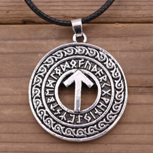 Viking Rune Metal Necklace European And American Popular Jewelry