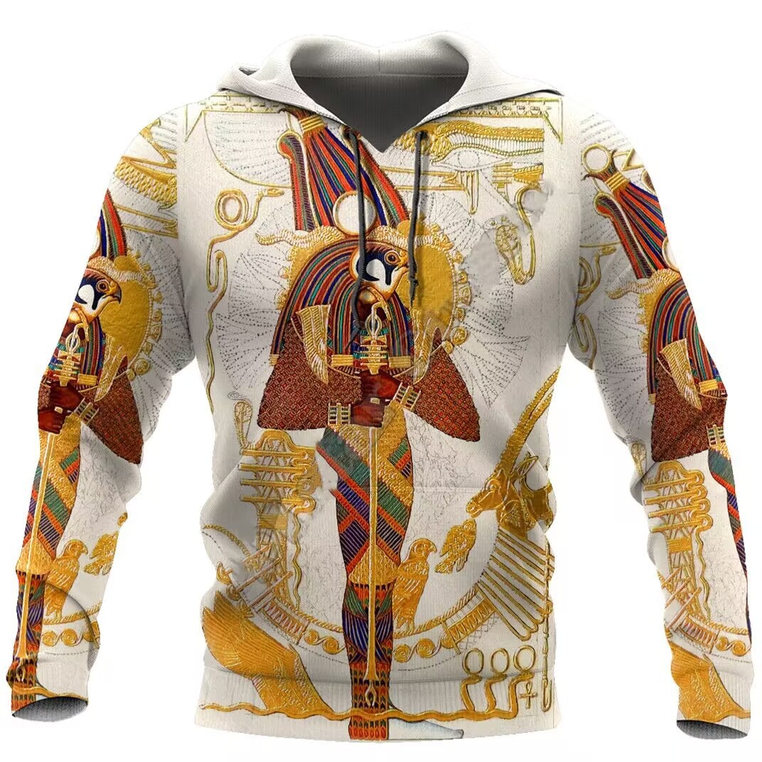 Spring And Autumn Fashion 3D Sweater Viking Warrior Printing - Image 6