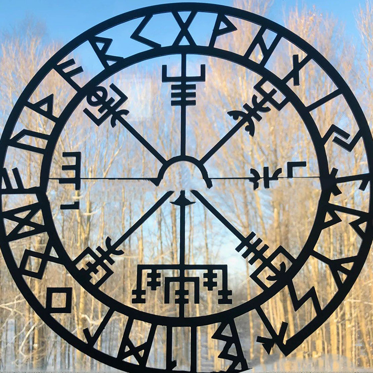 Metal Wall Art Viking Wrought Iron Hanging - Image 6