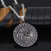 Celtic Wolf Runic Necklace