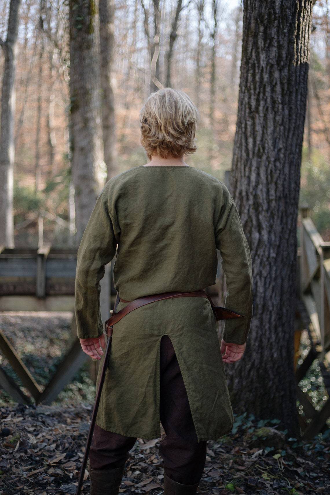 European Medieval Viking T-shirt Retro Knight Belt - Image 10