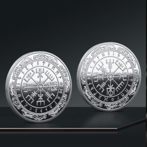 Viking Lunavin Aoding Logo Compass Commemorative Coin