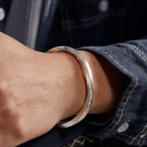 999 Sterling Silver Viking Battle Bracelet Men’s Bracelet