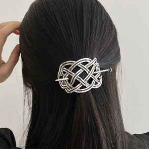 Celtic Norwegian Vintage Metal Woven Hairpin
