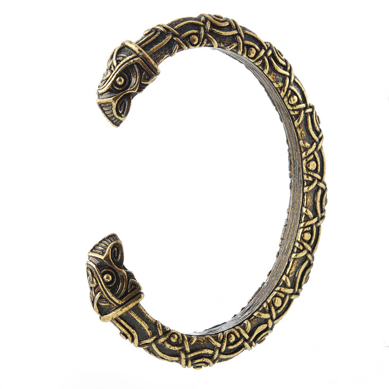 Exquisite Viking Aoding Crow Head Bracelet - Image 8
