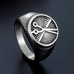 European And American Simple Titanium Steel Men’s Ring