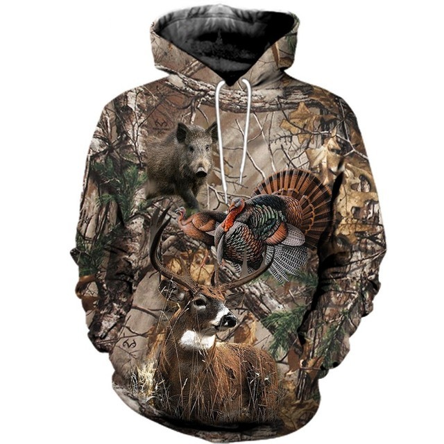 Popular Fishing Camping Digital Printing Sweater Men's Clothing - Image 4