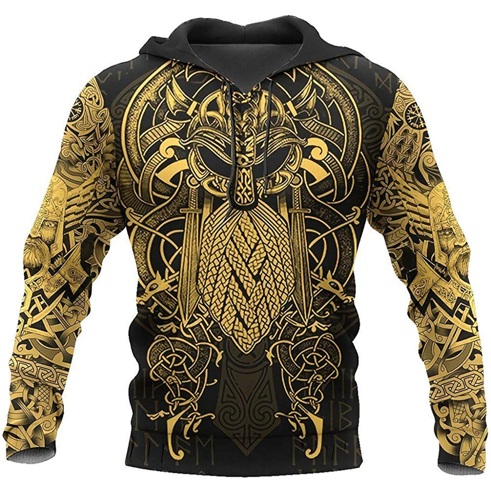 Viking 3D Digital Printing Sweatshirt Jacket - Image 5