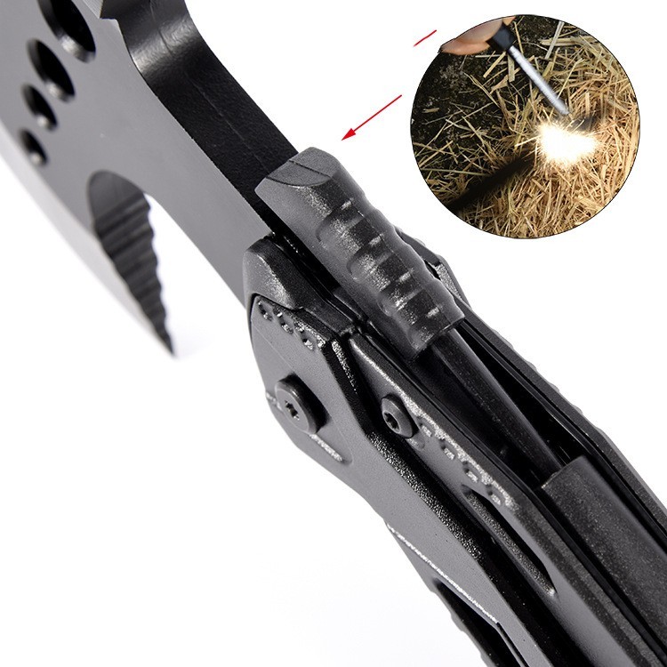 Multifunctional Camping Axe Pliers Outdoor Fire-making Tool - Image 4