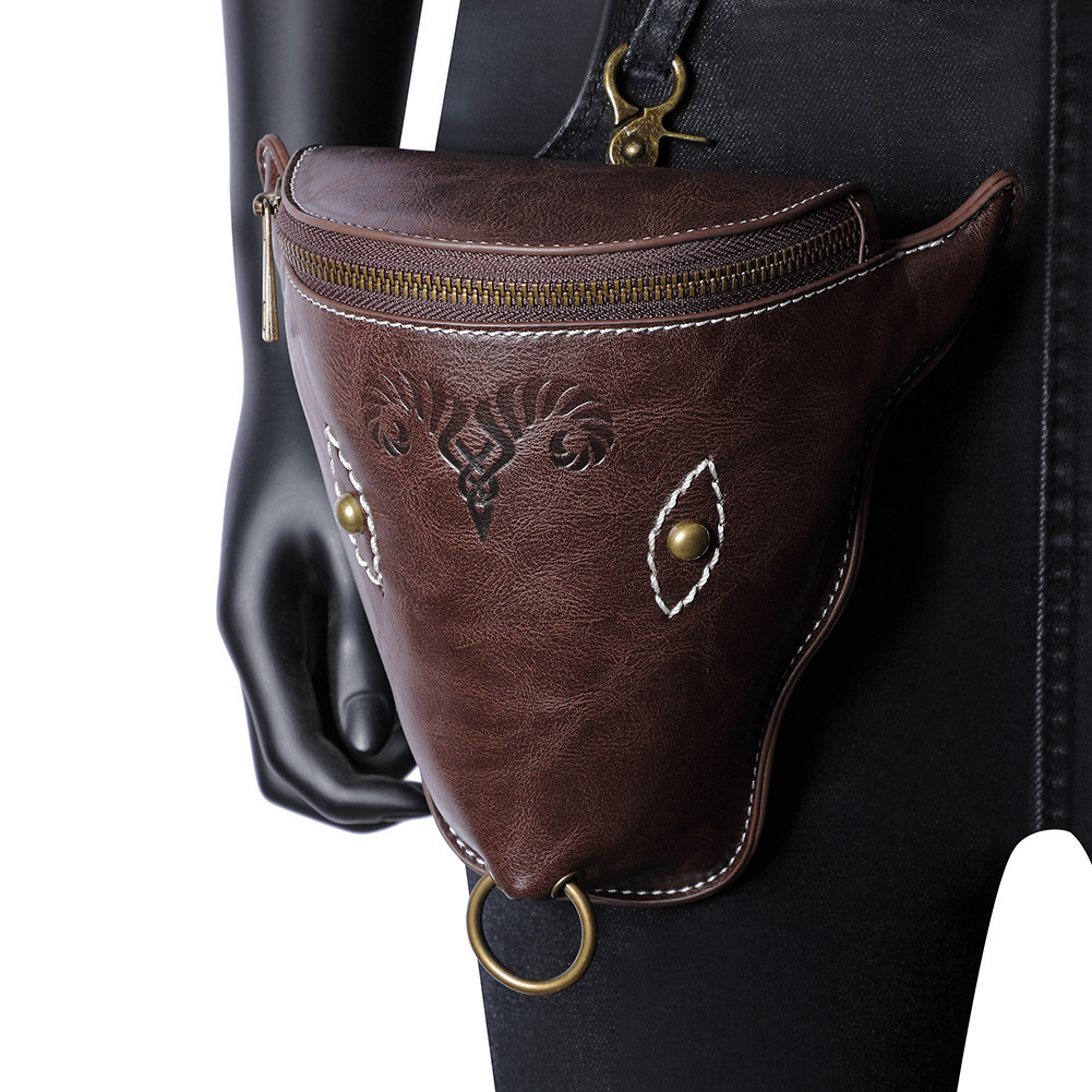 Viking Style Medieval Belt Coin Purse - Image 6
