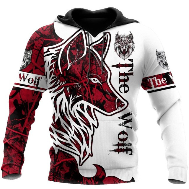 Hoodies For Men Cool Animal-print Street - Image 2