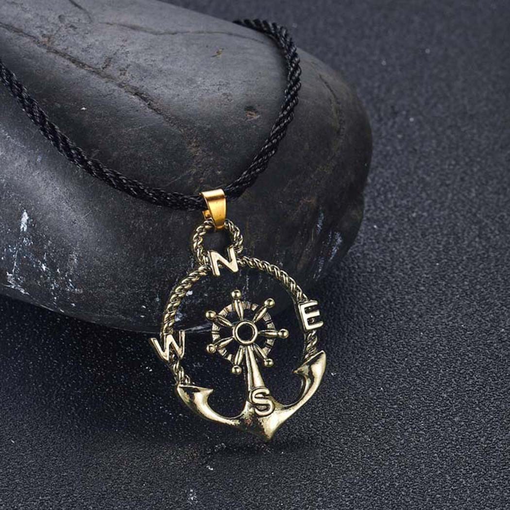 Men's Viking Navigation Compass Pendant - Image 3