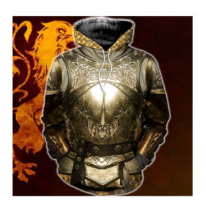 3D Printing Men’s Hoodie Plus Size Casual Zip Coat